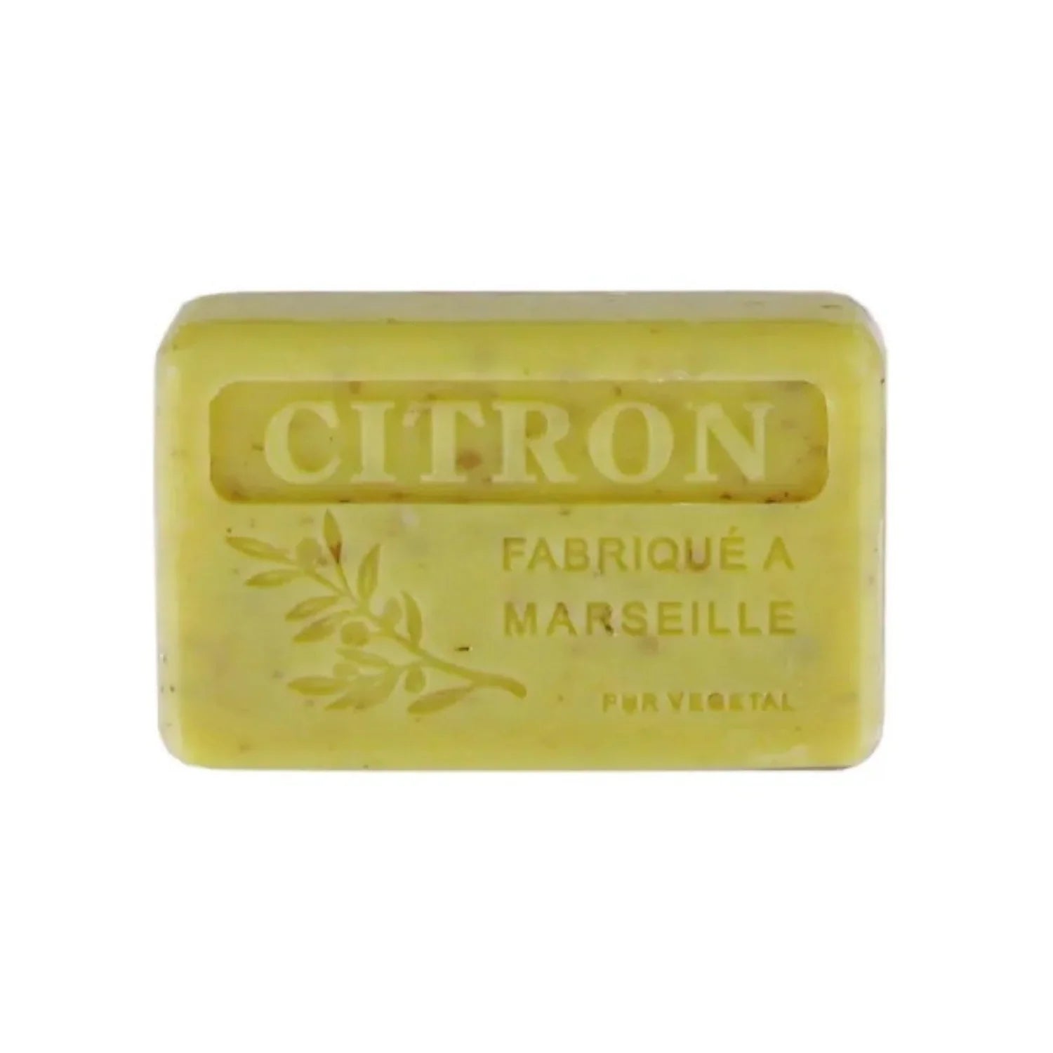Marseille Soap 125 g – Crushed Lemon Fragrance (Savon de Marseille)